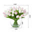Arrangement floral tulipe artificielle dans un vase
