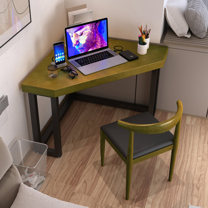 Bureaux en bois massif noyer, H 29,53 po x l 31,50 po x P 31,50 po
