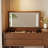 Anita Oliver Solid Wood Makeup Vanity with Flip Mirror and Lighting Modes-834786303-812106582