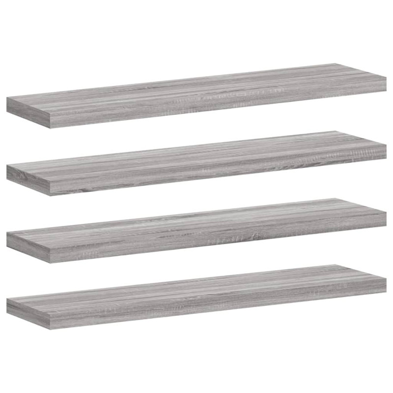 Thresa Bracket Shelf, Grey Sonoma, 0.6 in H × 15.7 in W × 3.9 in D