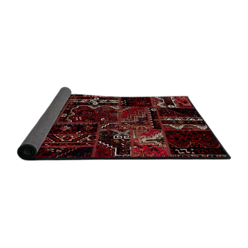Tapis abstrait à motif abstrait moderne, Rond 3 pi