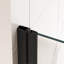 Porte de douche pivotante universelle ouverte à gauche et à droite de l 32 à 36 po x H 72 po, ouverte à l'extérieur, avec verre trempé de 1/4 po et 5/16 po