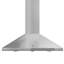 ZLINE Convertible Vent Convertible Vent Wall Mount Range Hood in Stainless Steel with Crown Moulding-1413621963