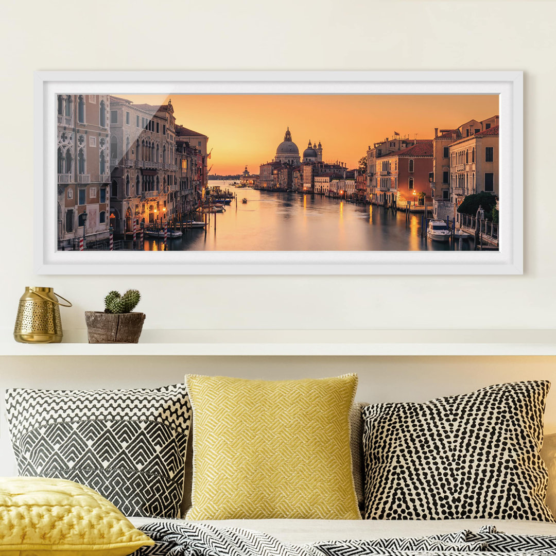 Gerahmtes Poster Golden Venice