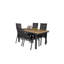 Navya 4 - Person Teak Patio Dining Set with Extendable Rectangular Table