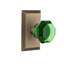 Studio Plate with Waldorf Emerald Door Knob-761510600