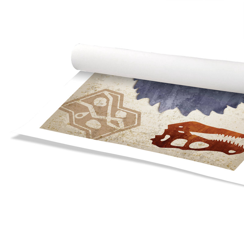 Décalcomanie murale Dinosaures-02 ', H 36 po x l 24 po x P 1 po, Papier