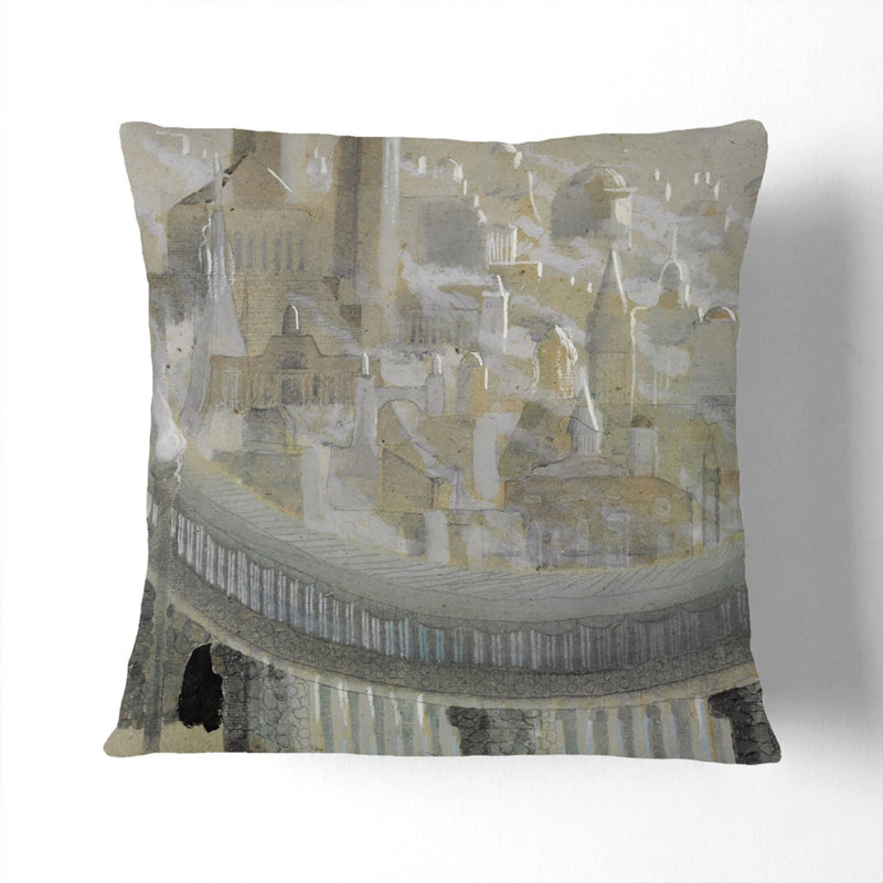The City Vol.2 Scatter Cushion, Black, 40cm H x 40cm W x 15cm D