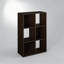 Étagère de rangement à 6 cubes, conception empilable pour l'organisation de placards de bureau à domicile, structure en bois stratifié facile à assembler-1544442990-1544442978