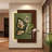 Green + Nut-brown Rectangle Sandstone Wall art-118619182