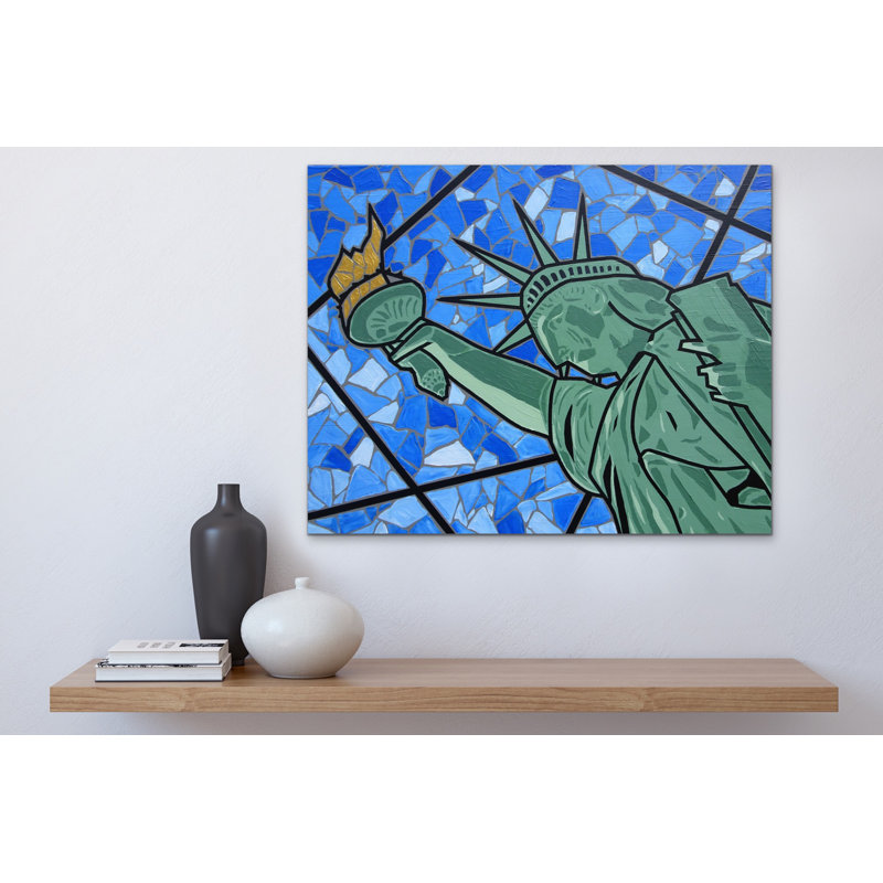 Liberty Painting by Eddie Bruckner
