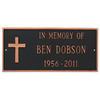 Metal Memorial Plaque/Stone