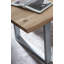 Elara Oak Rectangular Wood Top Dining Table with Steel Base-1856944394