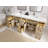 84" Double Bathroom Vanity Set