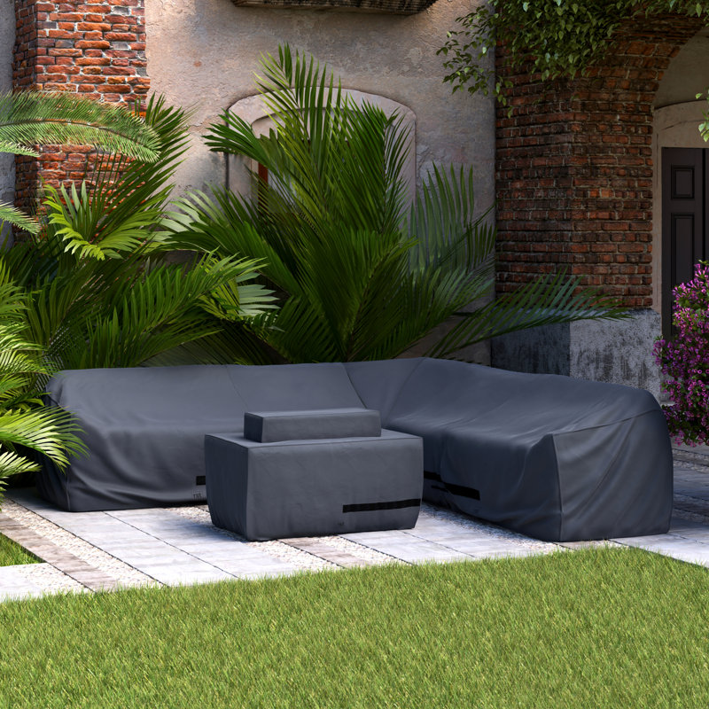 Housses pour mobilier de jardin 6 pièces