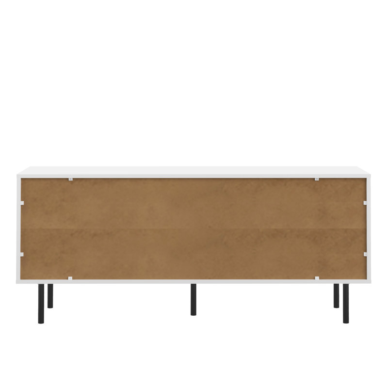 Gurjant Sideboard, Natural Oak/White
