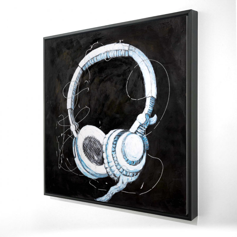 "Casque d'écoute" sur toile