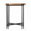 Table d'appoint ronde avec plateau en bois