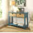 Flavius Teal Finish Console Table