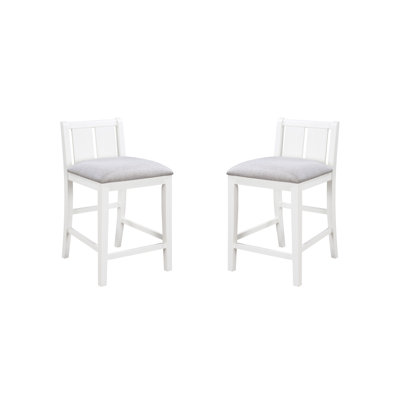 Ensemble de 2 chaises rembourrées à hauteur de comptoir de 20 po