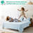 100% Washed Cotton Percale Sheet Set - Includes 1 Flat Sheet, 1 Fitted Sheet and 2 Pillowcases-129479914-129479920