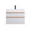 Meuble-lavabo mural 30 po avec lavabo et tiroirs en acrylique Mahalo-122359578