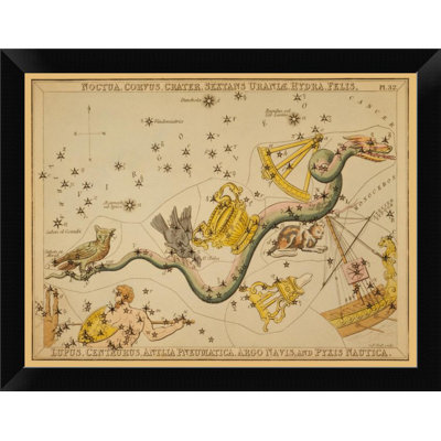" Noctua Corvus Crater Sextans Uraniae Hydra Felis Lupus Centaurus Antlia Pneumatica Argo Navis And Pyxis Nautica "