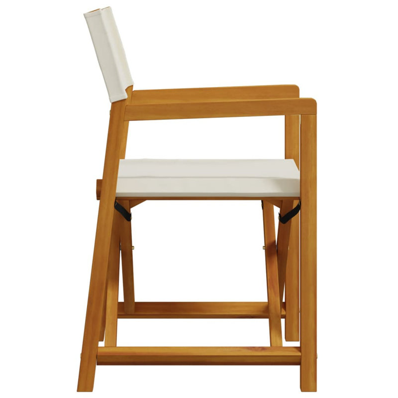 Viviene Patio Dining Accent Chair, Cream white
