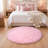 Thick, Non-Slip Round Indoor Rug Pink Design Ultra-Soft Perfect for Living Rooms, Nurseries, Bedrooms, and Home Offices-805677174-805677156