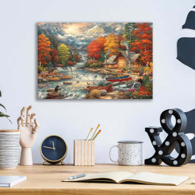 «Treasures of the Great Outdoor» par Chuck Pinson, art mural en verre acrylique