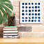 «Markmake Blue Sq 2» par Melissa Averinos, art mural sur toile-1175144709