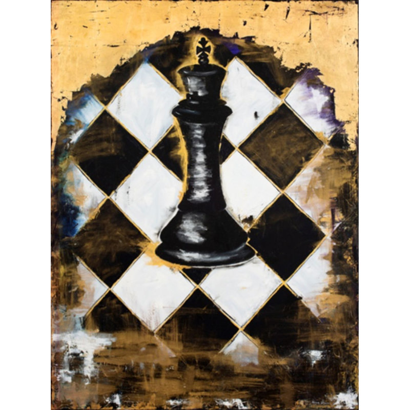 Chess King Print by Gaia Simonyan