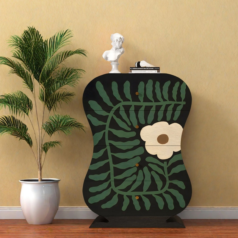 Armoire console en bois massif French French