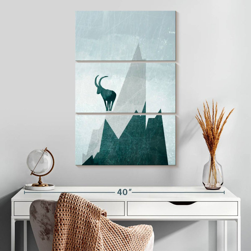 Brampt Blue Mountain Goat, 32" H x 20" W
