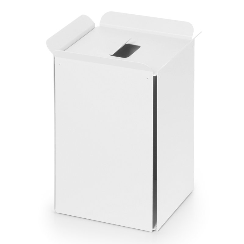 Bandoni 8.2 Gallons Kitchen Trash Can, White