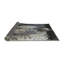 Tapis gris/blanc tissé à la machine-95658458
