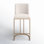 Rayla Upholstered Stool with Metal Frame