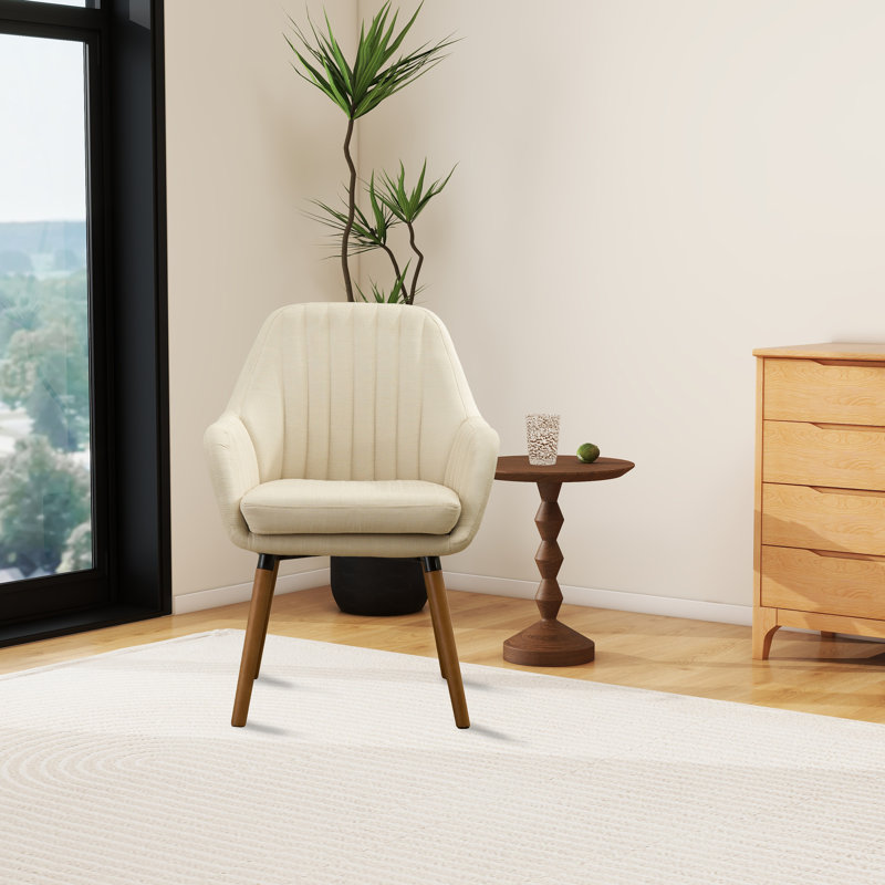 Chaise de salle à manger Litza, Beige