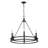 Henricks 6 - Light Dimmable Wagon Wheel Chandelier
