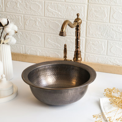 Handmade Hammered Copper Kitchen Sink – Pure Solid Copper by ALFIQ