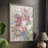 Blush Array I Framed Print - Solid Wood-860844224