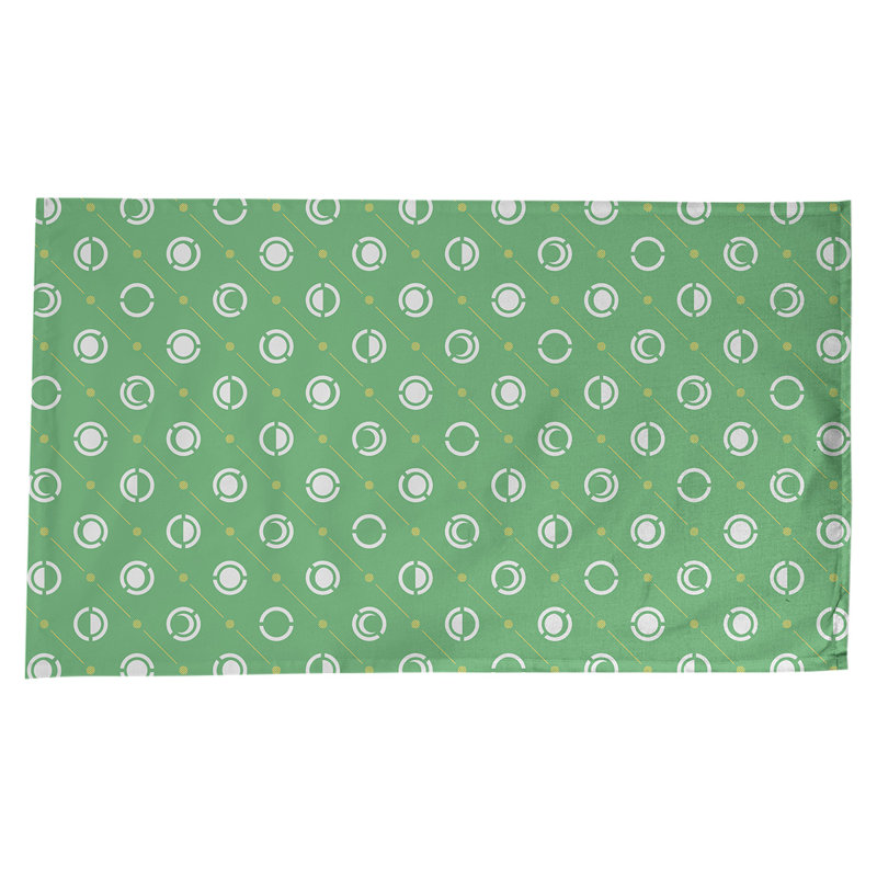 Nappe des phases de lune classiques, Vert/jaune