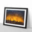 King Penguins and Orange Sunset - Picture Frame Painting Print-56704994-56704997