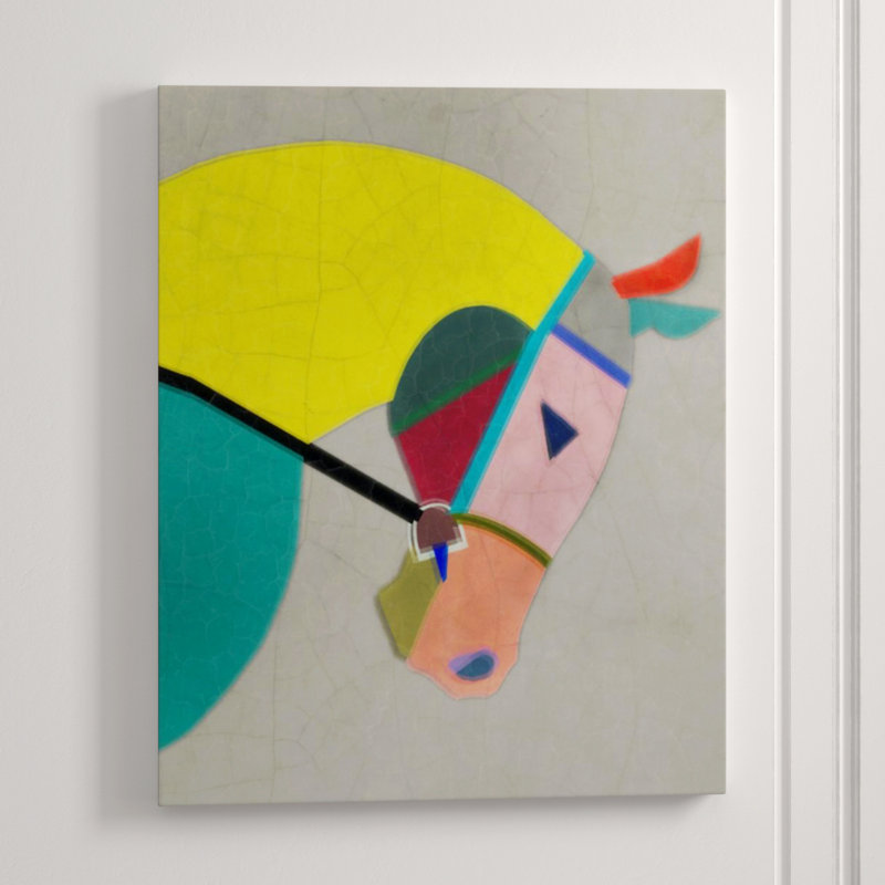 Neo Stallion Print by Emma Brooks, 30" H x 24" W, Glass Coat