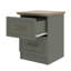August Grove 2 Drawer Bedside Table-98168210