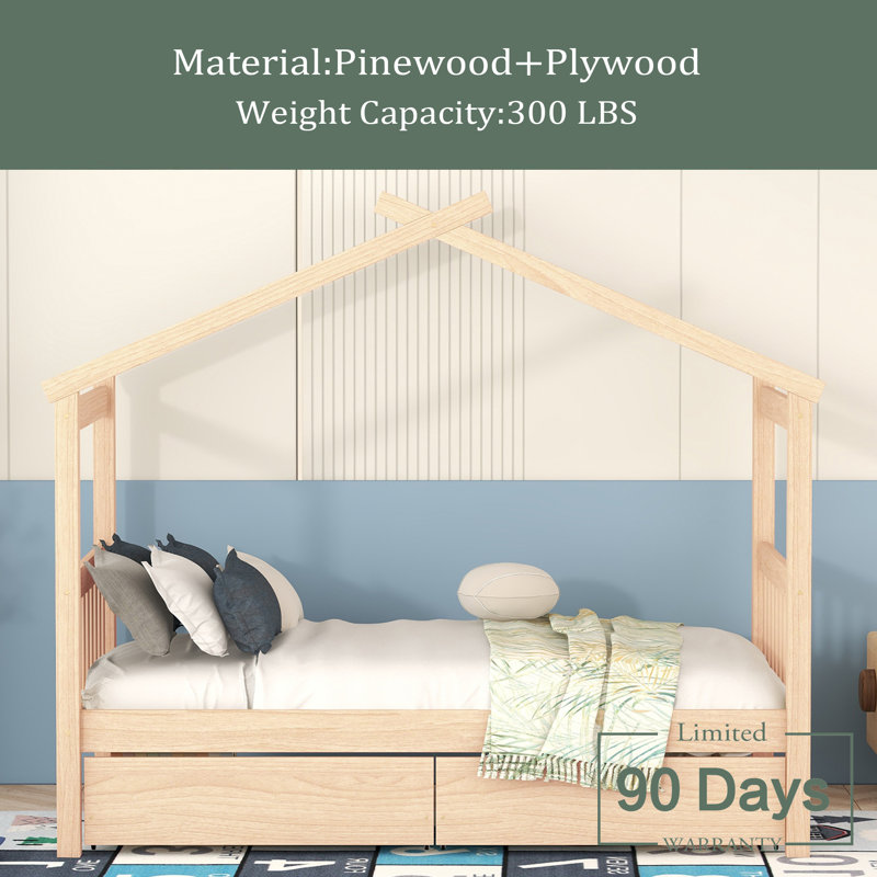 Leinbach Daybed, Natural, Twin