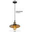 Ahmyla 1 - Light Black Cone Pendant