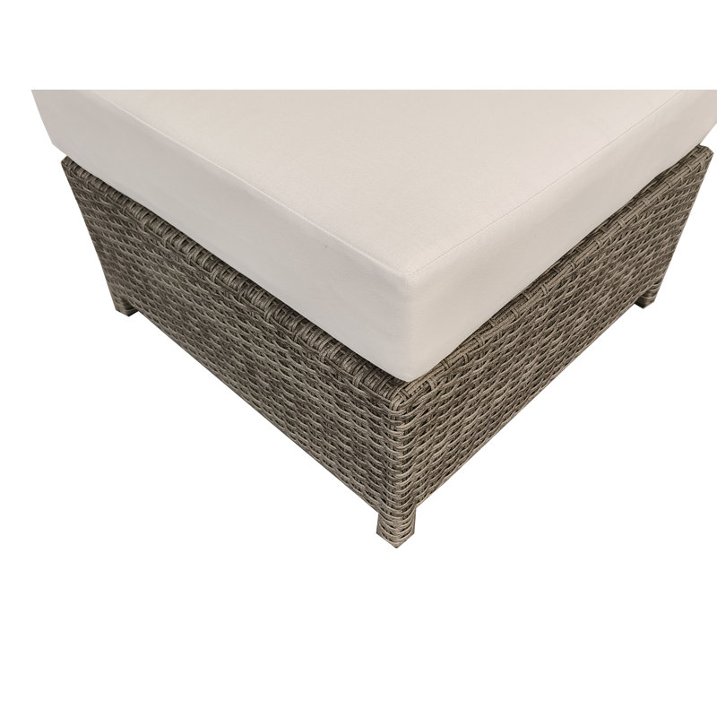 Sectional Wicker Ottoman