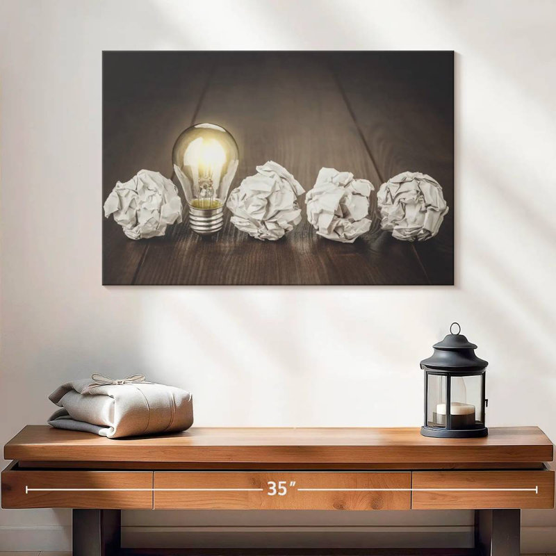 Alcaraz Bright Idea, 30" H x 45" W