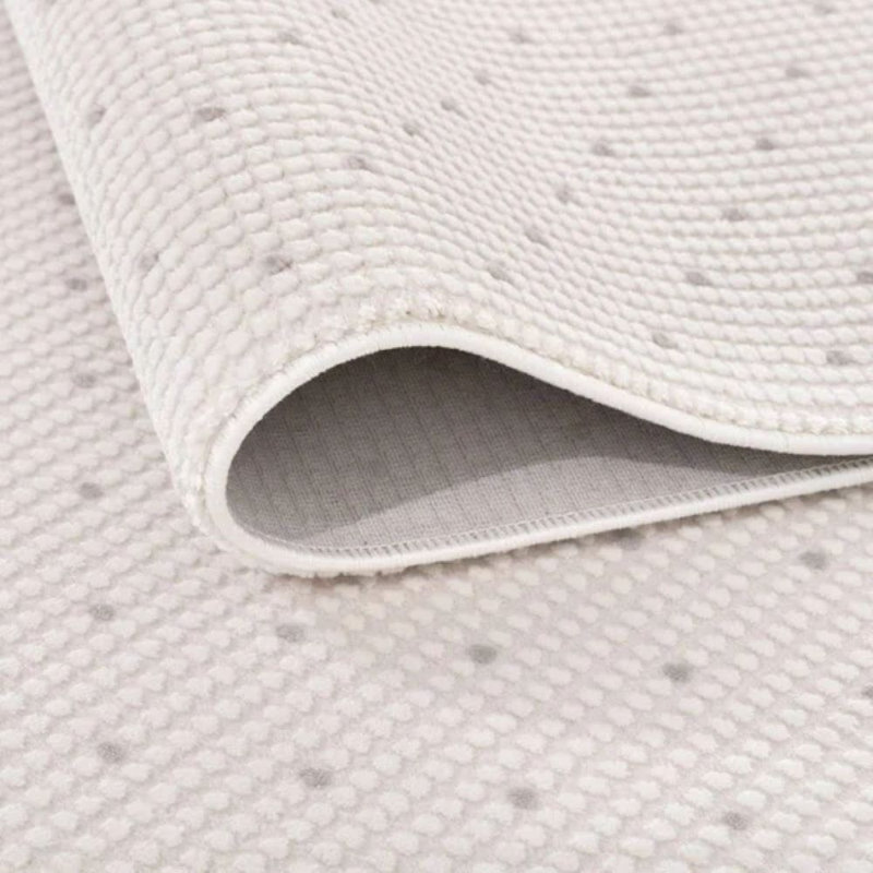 Carmel Modern Dots Cream/Grey Area Rug, Rectangle 80 x 150 cm